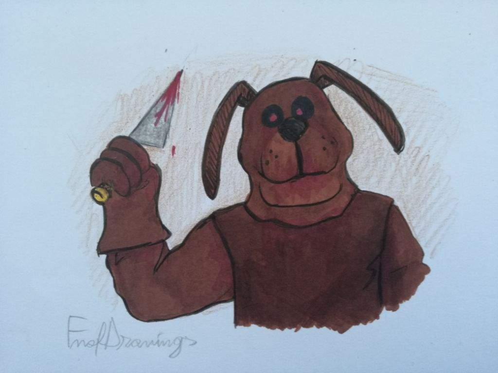 1024x768 Evil Dog Of Duckseason Five Nights At Freddy's Amino - Evil Dog Drawing