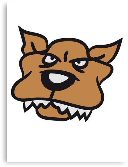 422x550 Face Head Evil Pitbull Dangerous Attack Dog Big Monster Dog - Evil Dog Drawing