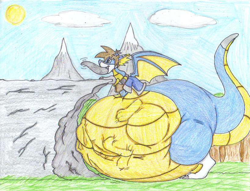 819x627 Evil Dragon Devouring - Evil Dragon Drawing