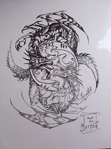 225x300 Evil Dragon Drawings Fine Art America - Evil Dragon Drawing