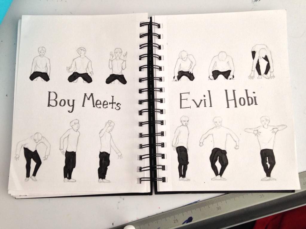 1024x768 Hobi Boy Meets Evil Figure Drawings Army's Amino - Evil Drawings