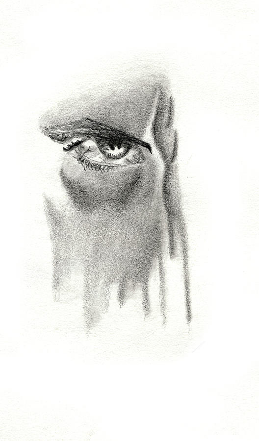 528x900 The Evil Eye Drawing - Evil Eye Drawing