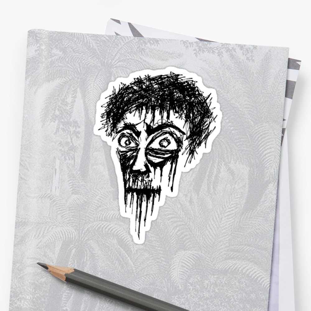 1000x1000 Evil Face - Evil Face Drawing