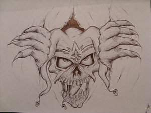 300x225 Evil Face Drawings Fine Art America - Evil Face Drawing