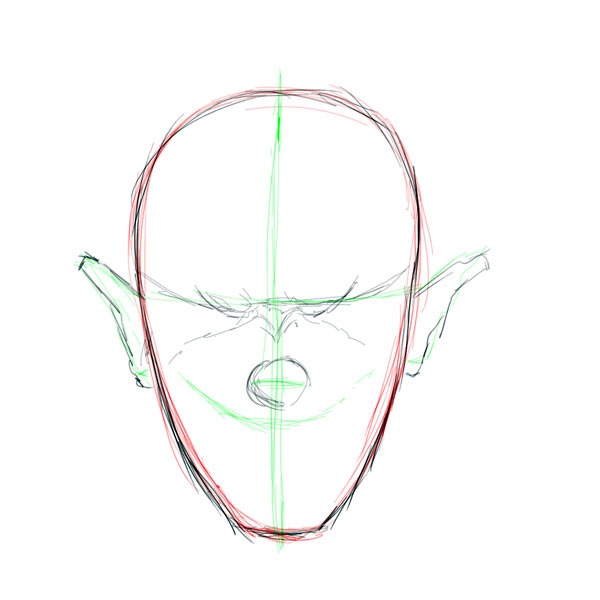 600x600 Evil Clown Drawings - Evil Face Drawing