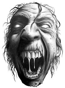 222x300 Joke Prank Fun Scary - Evil Face Drawing