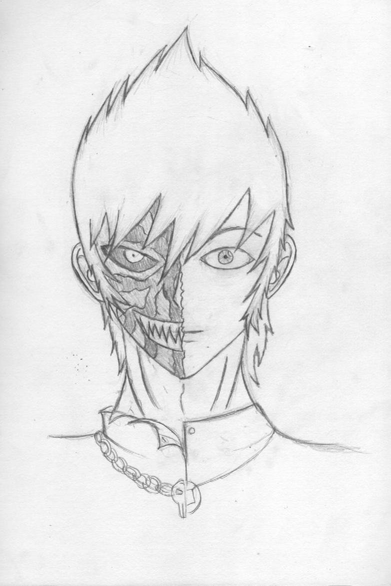 782x1170 Buy Link The Faces Of Evil - Evil Face Drawing