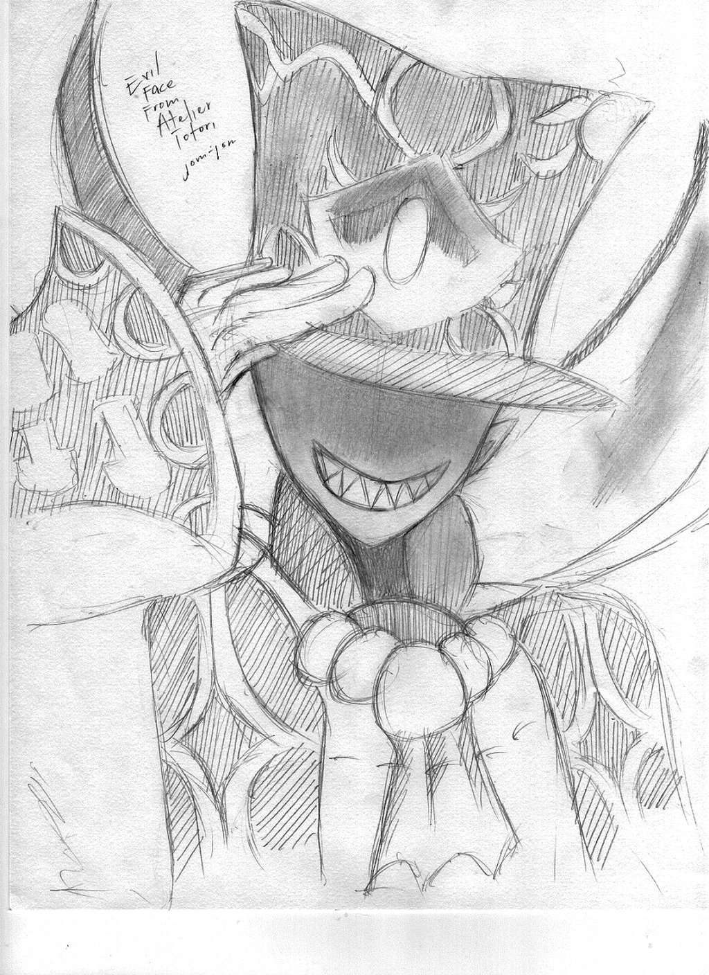 1024x1408 Horns Drawing Evil For Free Download - Evil Face Drawing