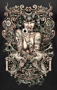 190x298 fatline tattooed evil girl - Evil Girl Drawing