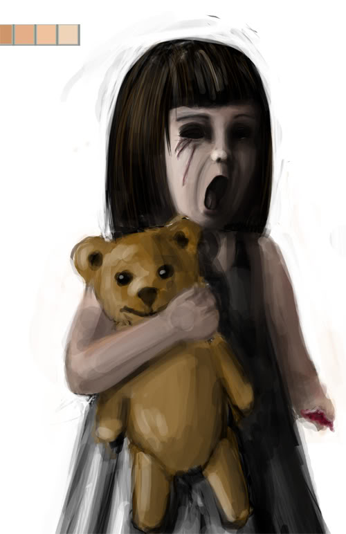 500x772 evil girl argh penny arcade - Evil Girl Drawing