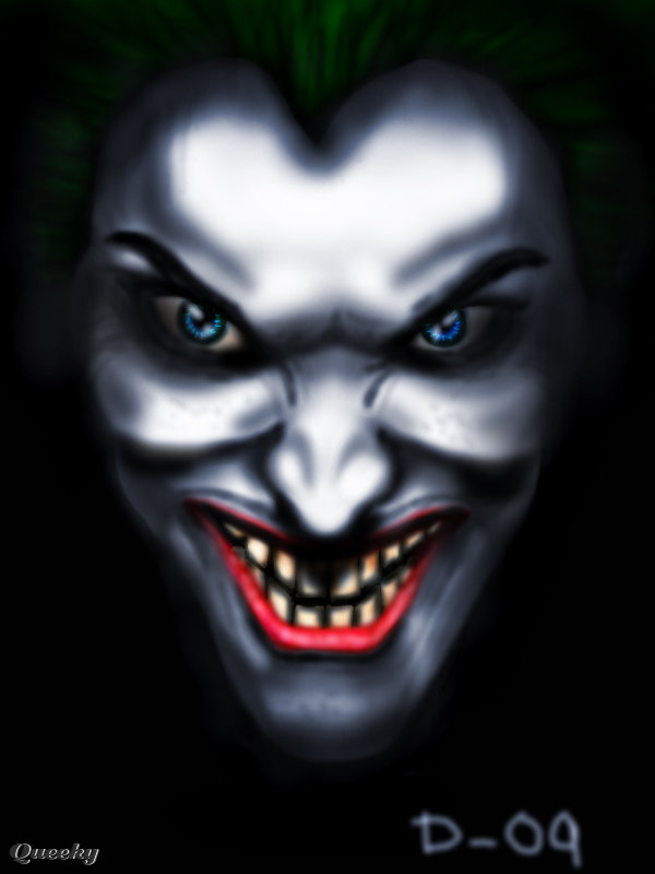 600x800 The Joker A Character Speedpaint Drawing - Evil Joker Drawing