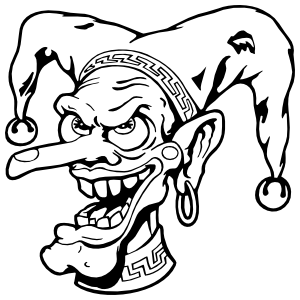 300x300 Collection Of Free Joker Drawing Evil Download On Ui Ex - Evil Joker Drawing