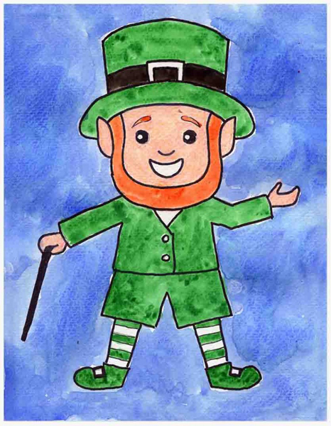 466x600 Evil Leprechaun Drawing At Getdrawings Free For Personal Use - Evil Leprechaun Drawing