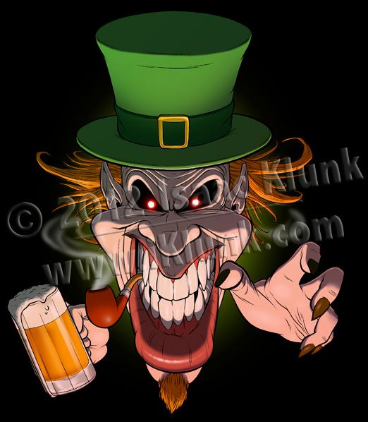 522x598 Evil Leprechaun Drawings Infobit - Evil Leprechaun Drawing