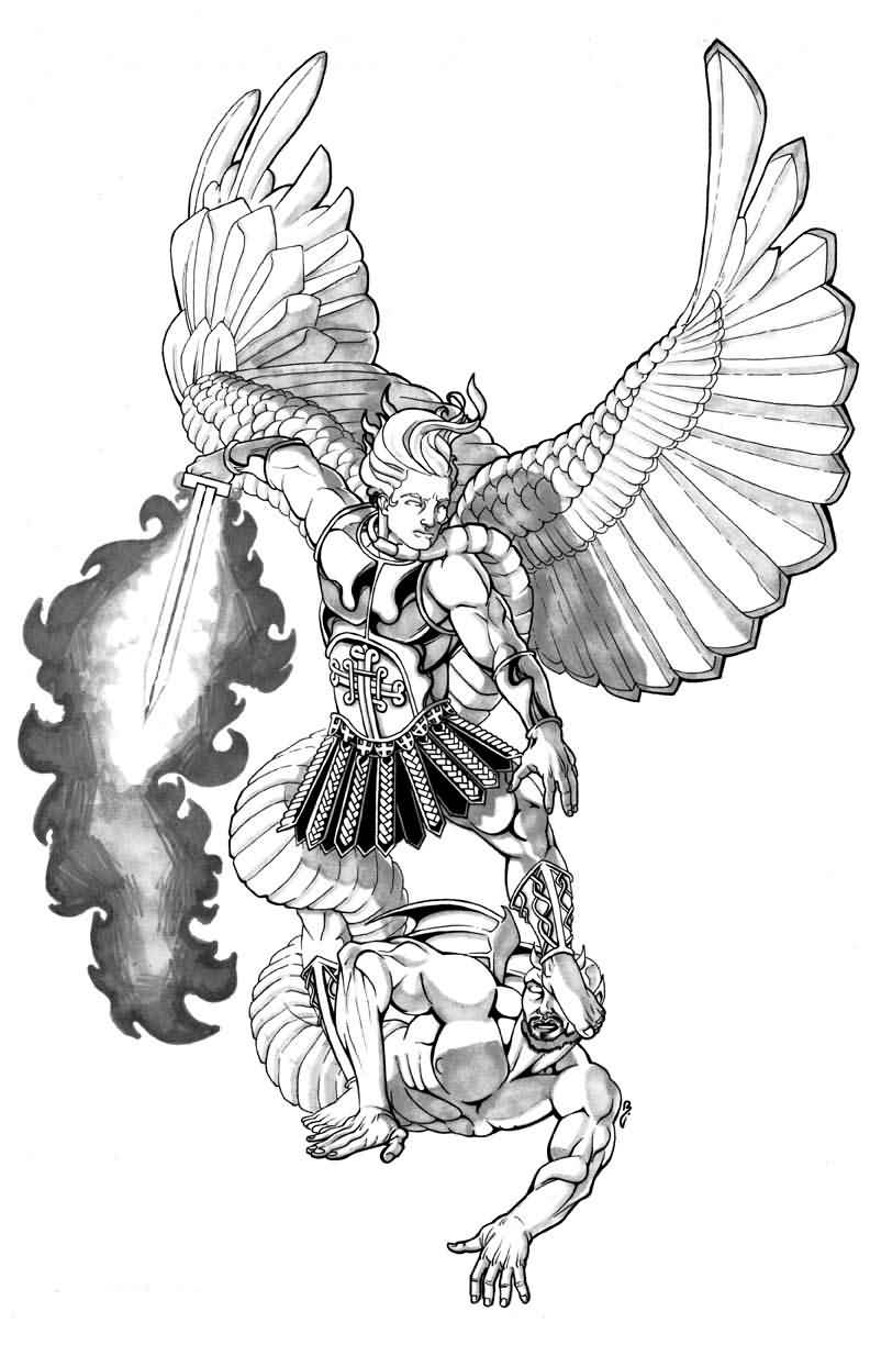 792x1224 Evil Tattoo Drawing Images Drawing Skill - Evil Leprechaun Drawing