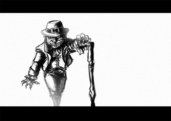 720x510 Racket Punch! Daily Sketch Challenge Leprechaun - Evil Leprechaun Drawing