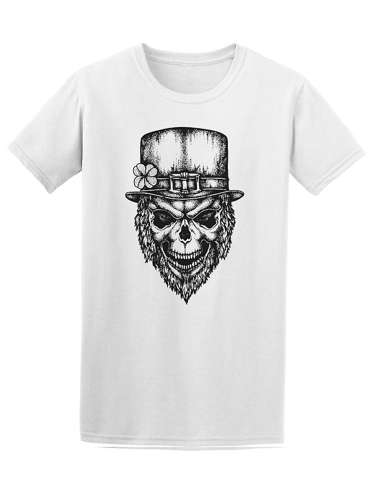 750x1000 Vintage Evil Leprechaun Skull Tee Men's Image - Evil Leprechaun Drawing