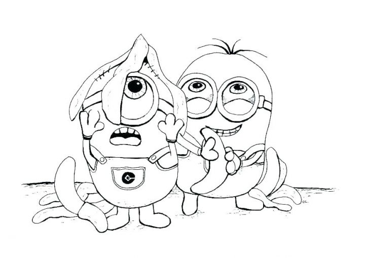 728x509 Evil Minion Lego Despicable Me Coloring Pages For Teens Disney - Evil Minion Drawing