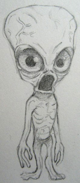 264x604 Sleep Paralysis Drawings - Evil Monster Drawings