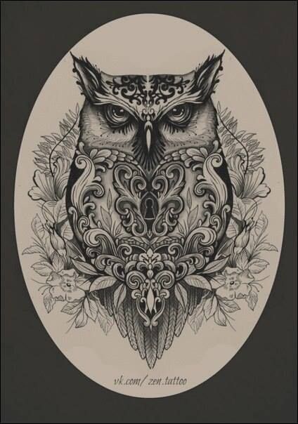 424x604 Evil Owl Ink Owl Tattoo Drawings, Owl Art, Owl - Evil Owl Drawing