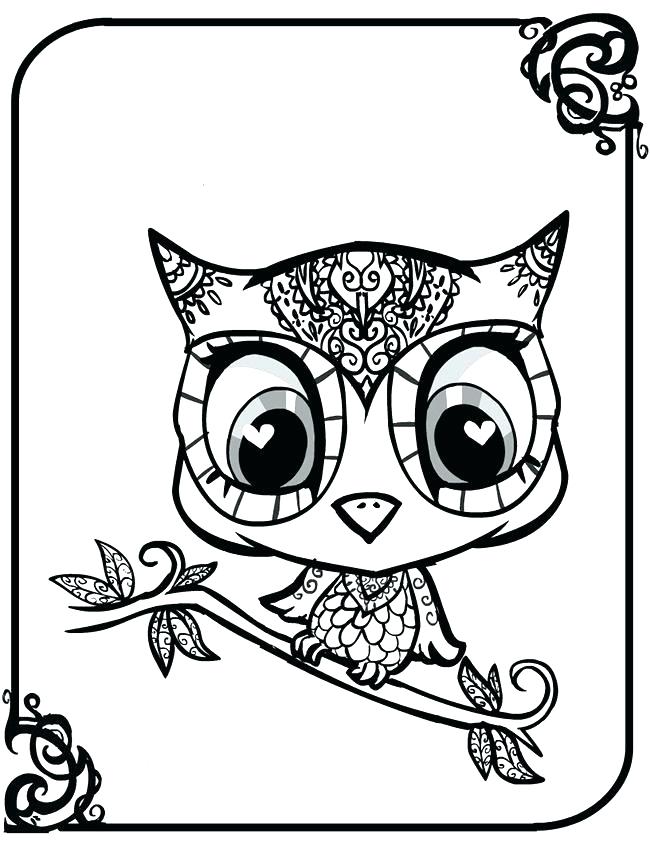 650x841 Fabric Owl Template - Evil Owl Drawing