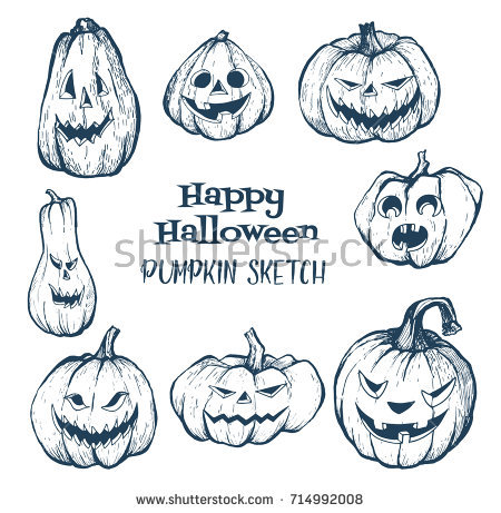 450x461 Huge Collection Of 'evil Pumpkin Drawing' Download More Than - Evil Pumpkin Drawing