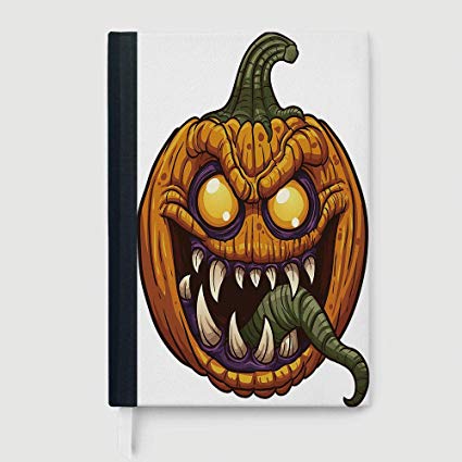 425x425 Halloween, Notepad Student Award Gift Decorative - Evil Pumpkin Drawing