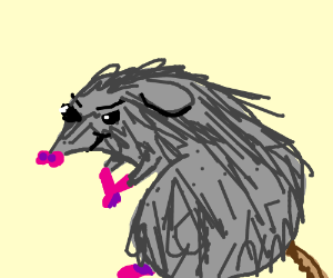 300x250 Evil Rat Drawing - Evil Rat Drawing