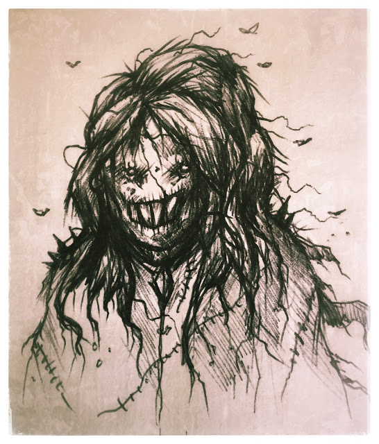 546x640 Mike's Art Blog - Evil Scarecrow Drawings