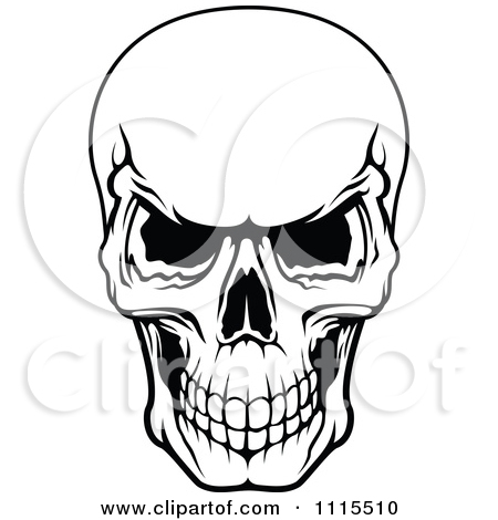 450x470 Gallery Evil Skull Sketch - Evil Skull Drawing
