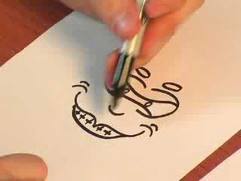 480x360 How To Draw Cartoon Facial Expressions How To Draw An Evil Grin - Evil Smile Drawing