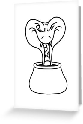 277x415 summon incantation head face cobra poisonous dangerous cool design - Evil Snake Drawing