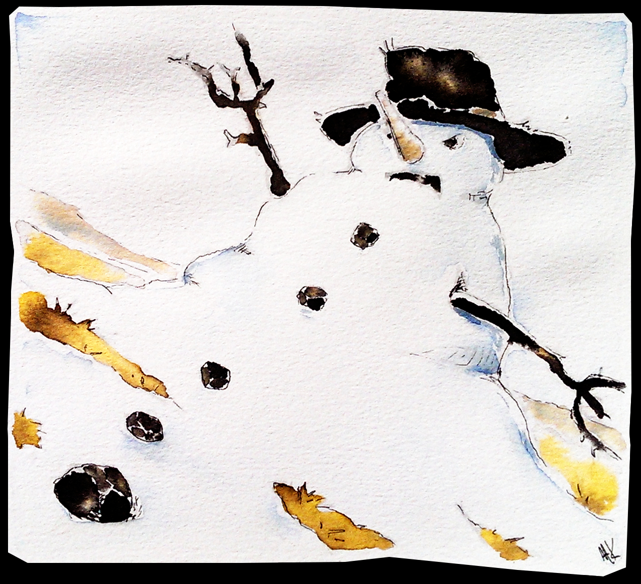 1278x1164 Evil Snowman Fictionspawn Monsters - Evil Snowman Drawing