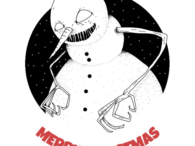 640x480 Placeit - Evil Snowman Drawing