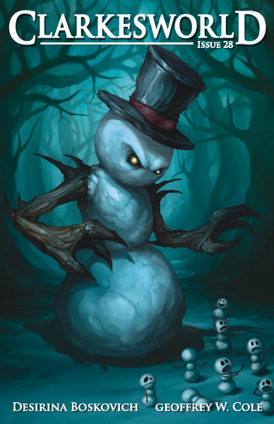388x600 Clarkesworld Magazine - Evil Snowman Drawing