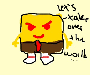 300x250 Evil Spongebob Drawing - Evil Spongebob Drawing