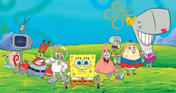 350x186 List Of Spongebob Squarepants Characters - Evil Spongebob Drawing