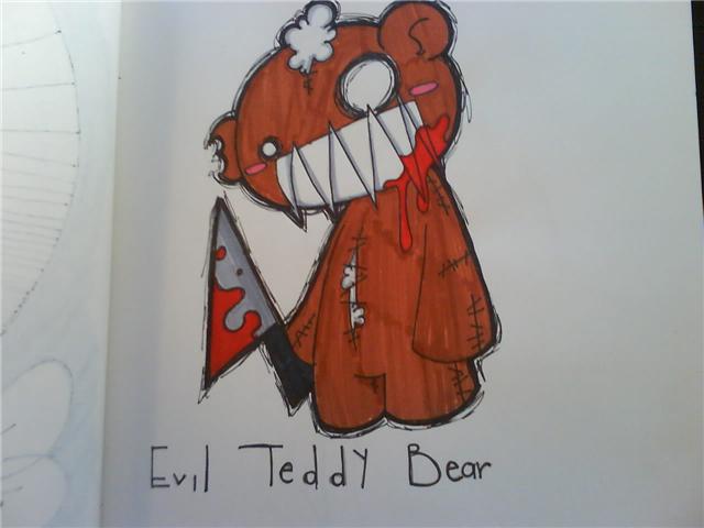 640x480 Evil Teddy Bear Drawings Gtgt - Evil Teddy Bear Drawing