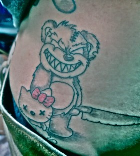 280x311 Evil Teddy Bear Tattoo - Evil Teddy Bear Drawing