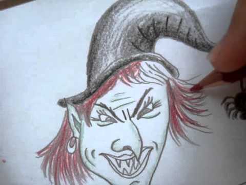 Evil Witch Drawing At Paintingvalley Com Explore Collection Of