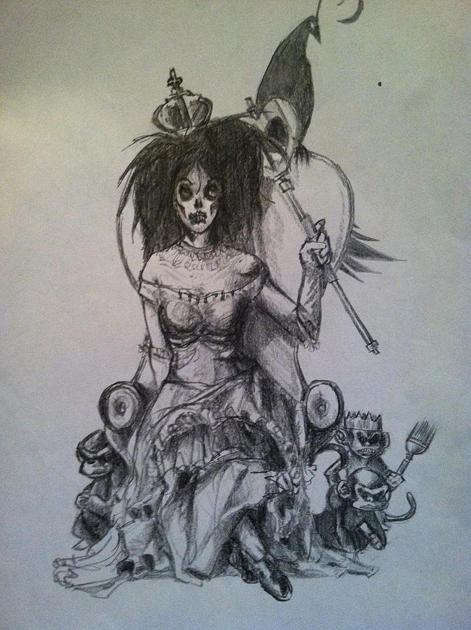 672x900 Pgm Wicked Witch Drawing - Evil Witch Drawing