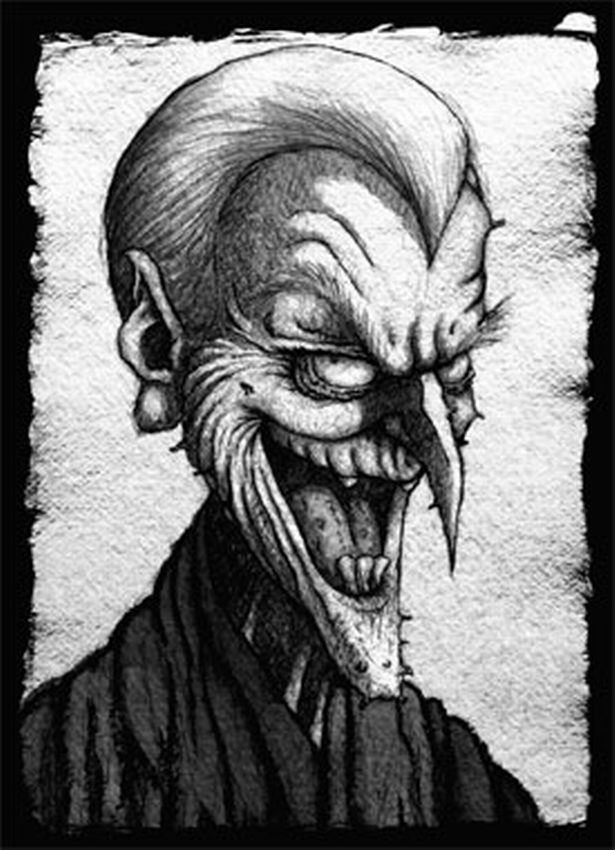 615x850 Scary School Dinner Lady To Put Children Off Eating Too Much Food - Evil Witch Drawing