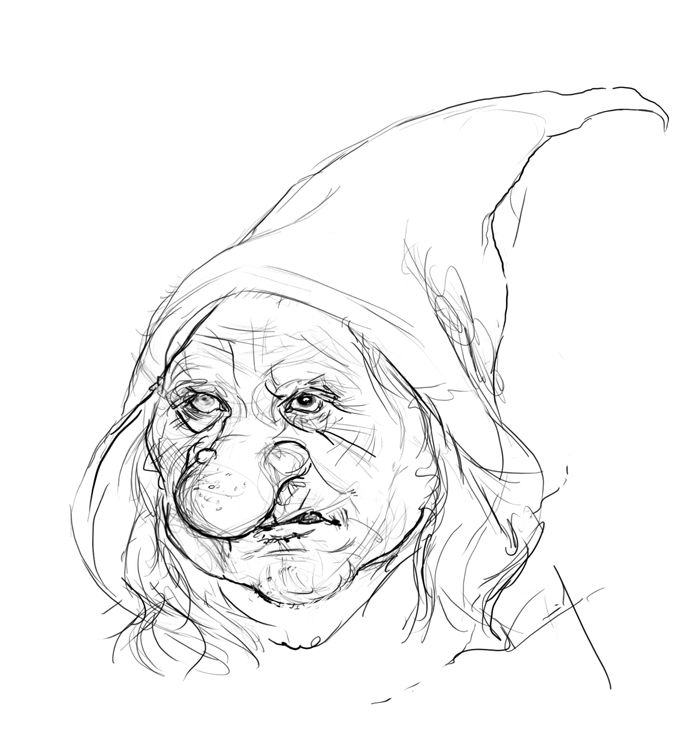 700x741 Evil Witches - Evil Witch Drawing