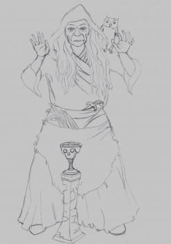 246x350 how to draw an evil witch h is for halloween drawings, evil - Evil Witch Drawing