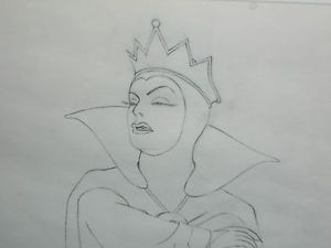 300x225 Evil Queen From Snow White And The Seven Dwarf's Original - Evil Witch Drawing