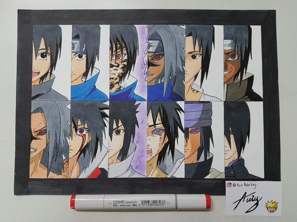 1024x768 my sasuke's evolution naruto amino - Evolution Drawing
