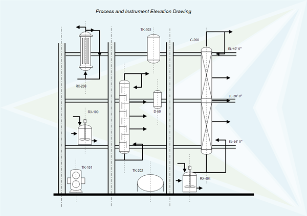 600x424 pampid elevation drawing example - Example Drawing