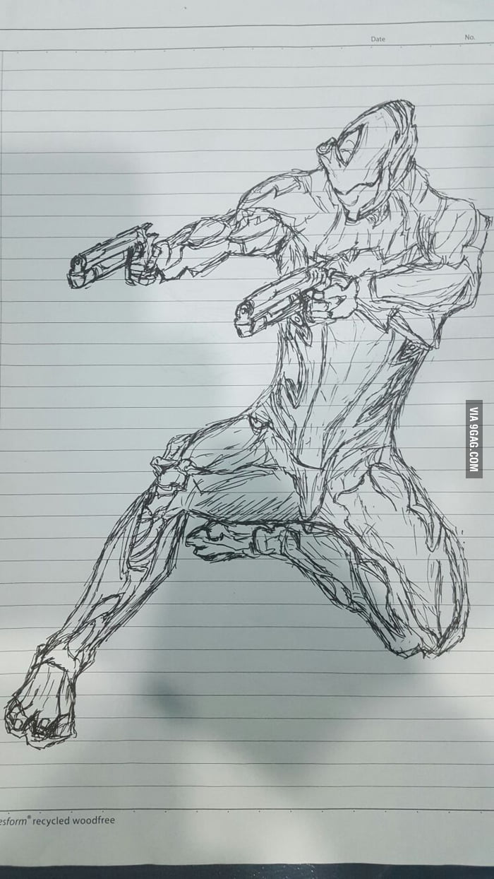 700x1244 My Drawing Of Excalibur From Warframe Will Post More Sketches If - Excalibur Drawing