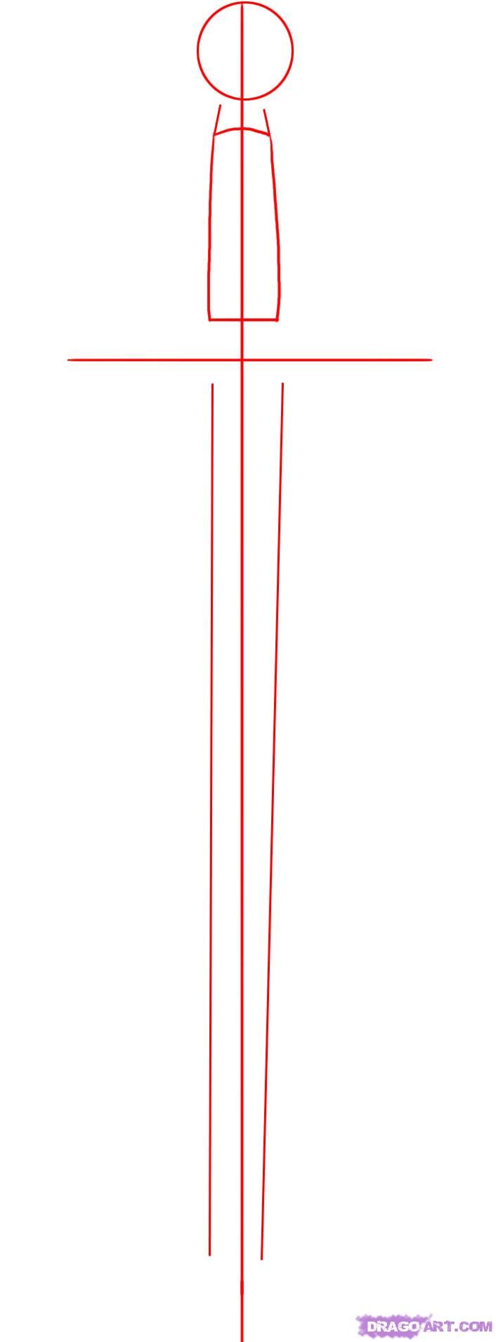 706x1909 How To Draw Excalibur, Sword In The Stone Step Dna Swords - Excalibur Drawing