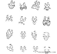 Excited Face Drawing at PaintingValley.com | Explore collection of ...